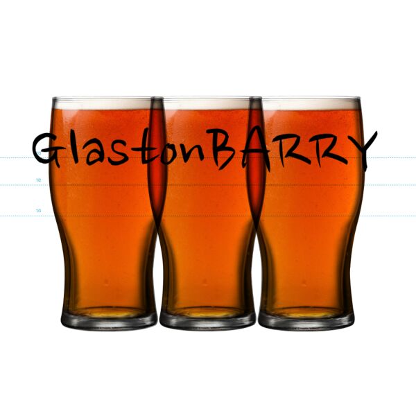 Toughened Tulip 20oz Pint Glass Thumbnail