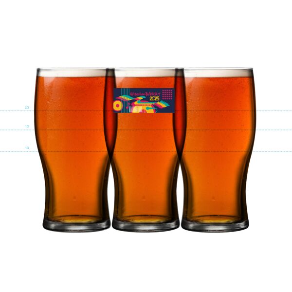 Toughened Tulip 20oz Pint Glass Thumbnail