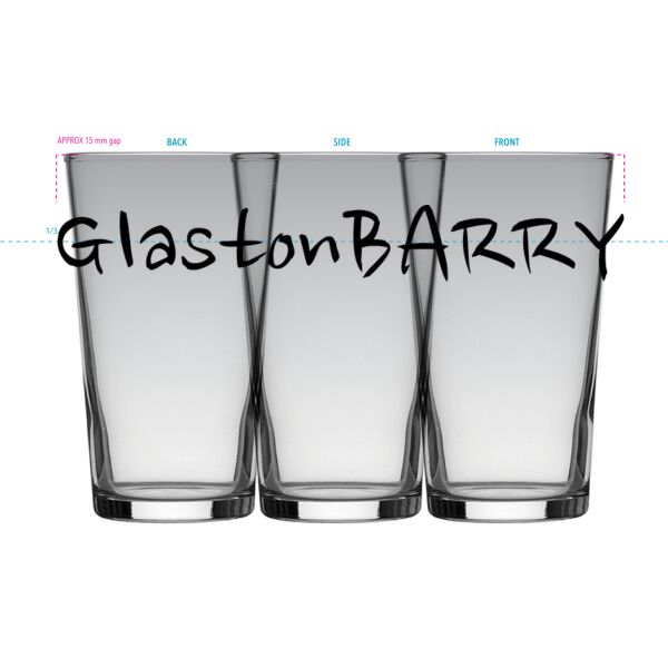 Toughened Conical 10oz Half Pint Glass Thumbnail