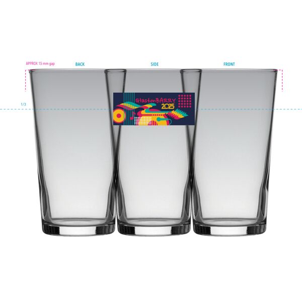 Toughened Conical 10oz Half Pint Glass Thumbnail