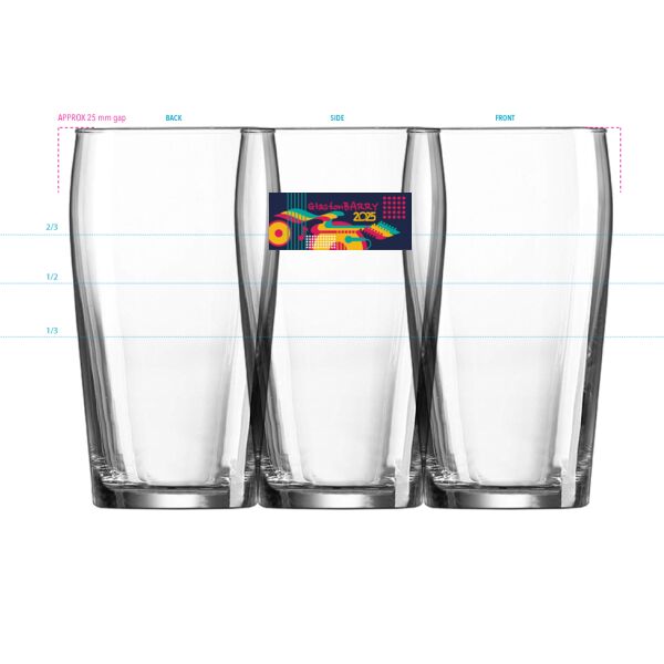 Toughened Brecon 20oz Pint Glass Thumbnail